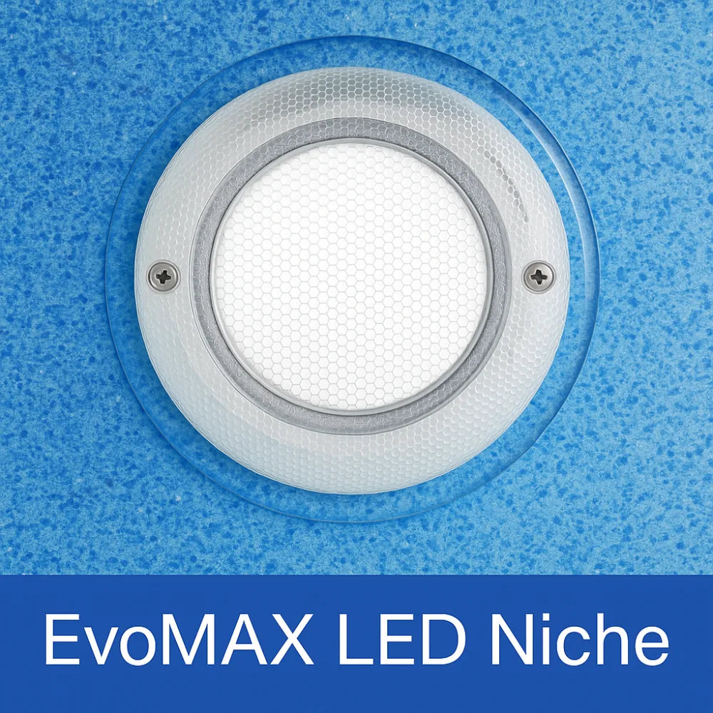Aquaquip_EvoMax_LED_pool_light_high_quality_underwater_LED_light_for_swimming_pools_energy_efficient_white_fascia_installed_in_pool_wall