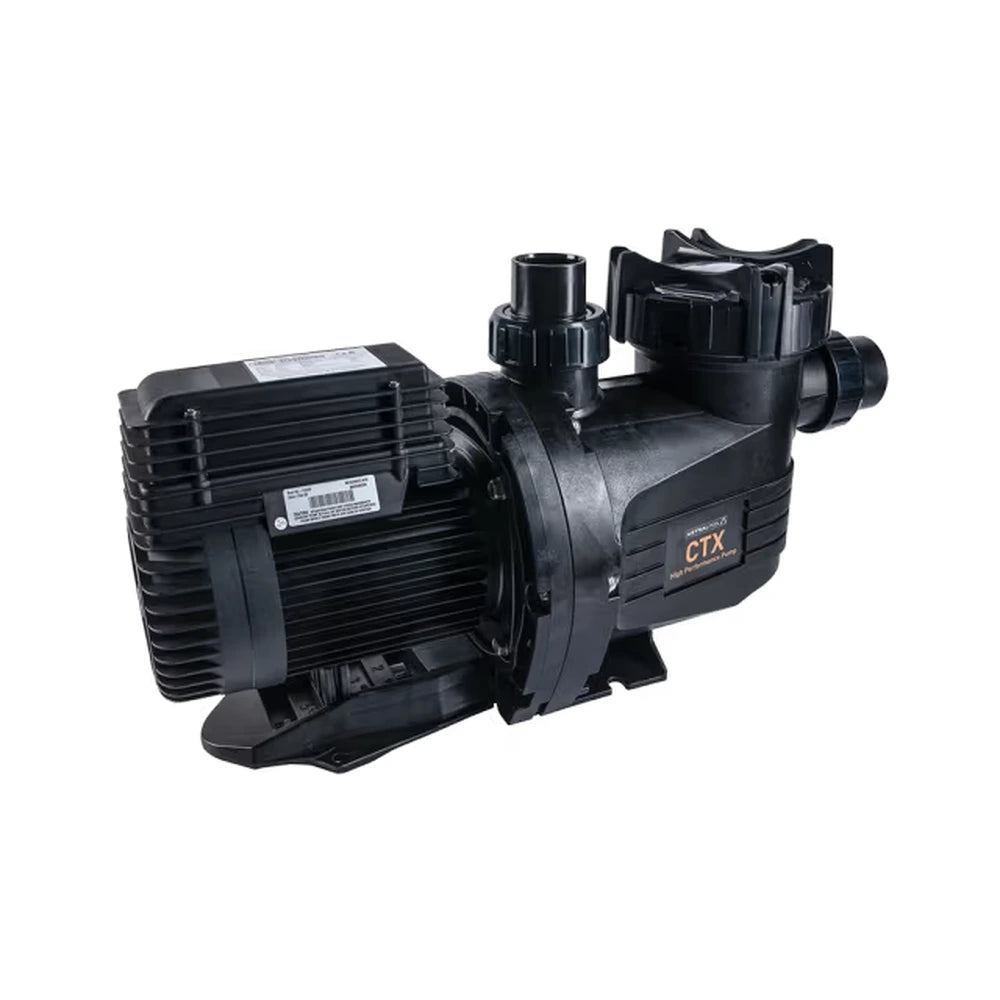 Astral CTX280C MKII 1.0HP high performance pool pump, angled view showing CTX label and strainer lid