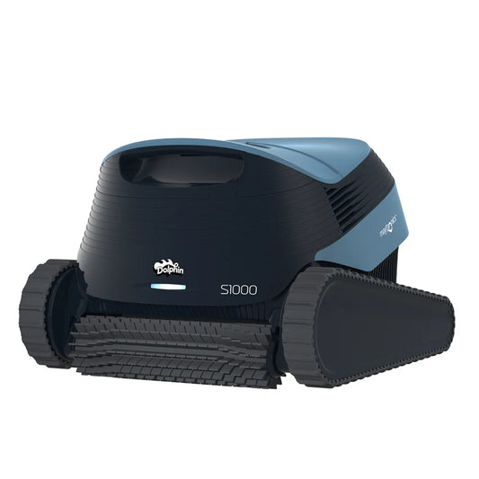 MaytronicsDolphinS1000roboticpoolcleanercleaningpoolfloorwallsandsteps