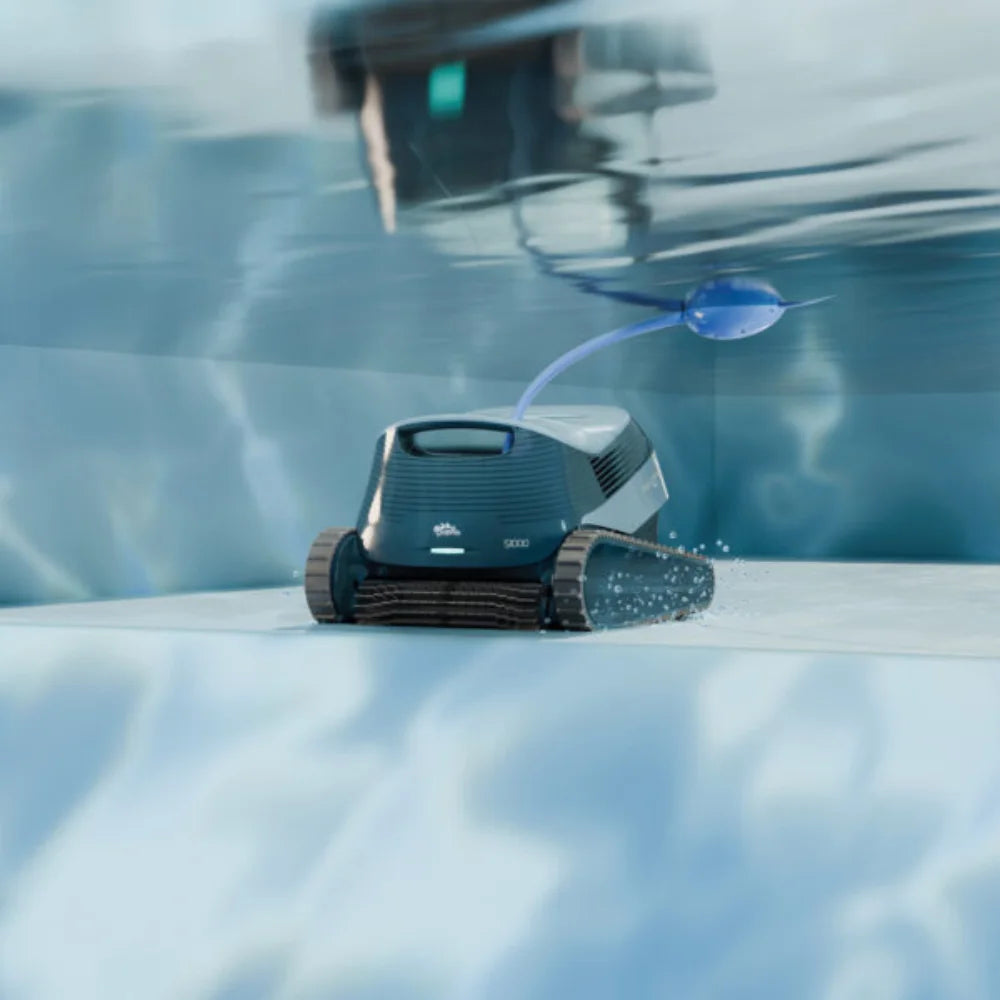 MaytronicsDolphinS1000roboticpoolcleanercleaningpoolfloorwallsandsteps11