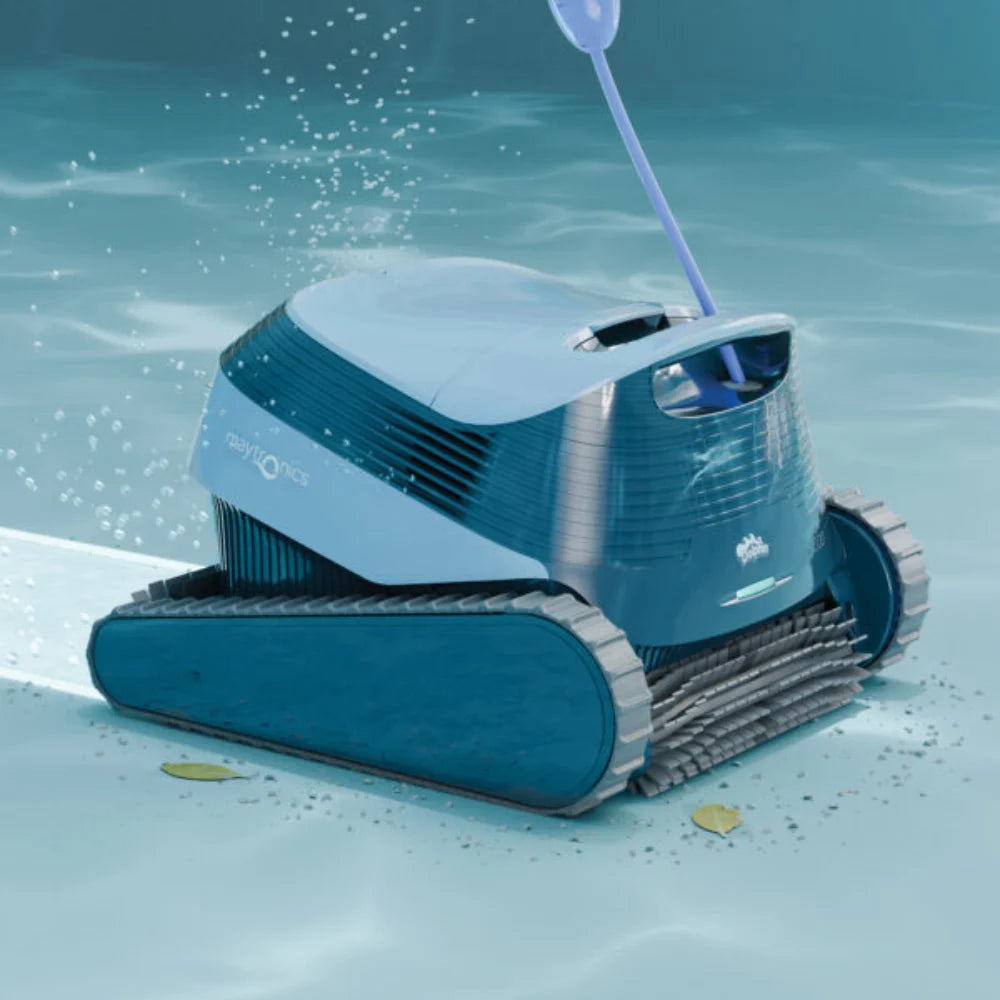 MaytronicsDolphinS1000roboticpoolcleanercleaningpoolfloorwallsandsteps7