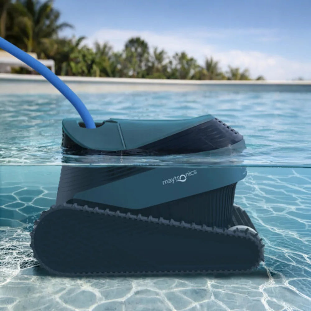 MaytronicsDolphinS2000roboticpoolcleanercleaningpoolfloorwallsandwaterline6