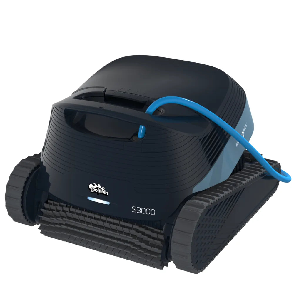MaytronicsDolphinS3000roboticpoolcleanercleaningpoolfloorwallsandwaterline15