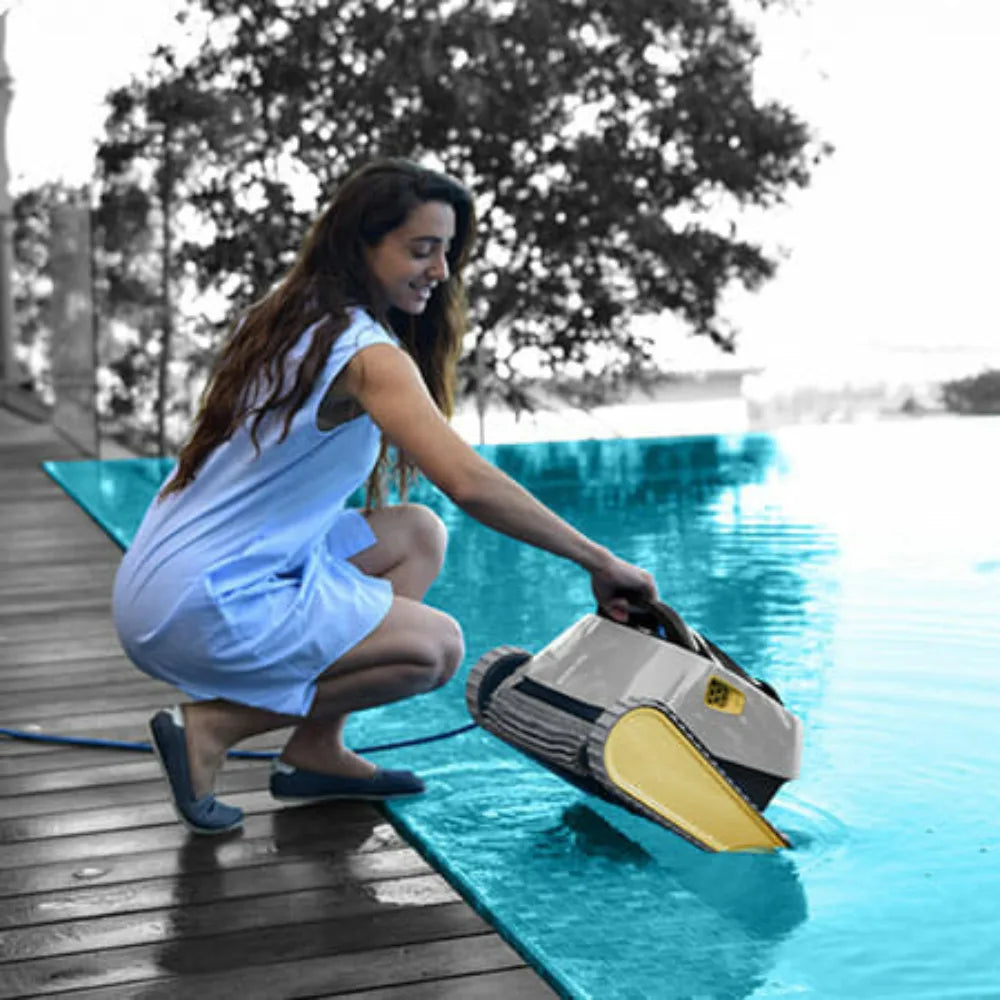 MaytronicsDolphinX25roboticpoolcleanercleaningpoolfloorandwalls_3