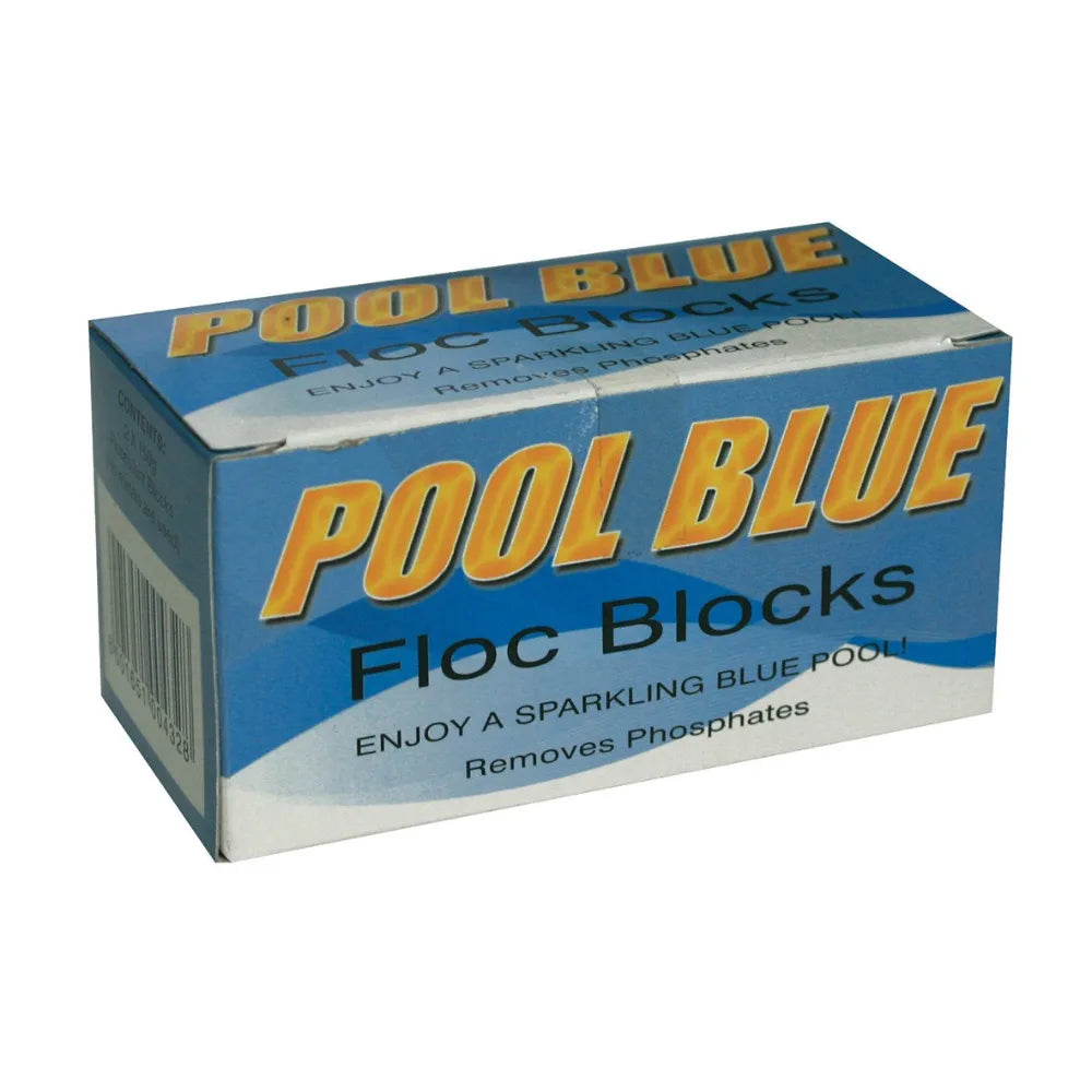 Pool Blue Flock Blocks – 2 Pack Clarifier for Pools – Drive In Pool ...