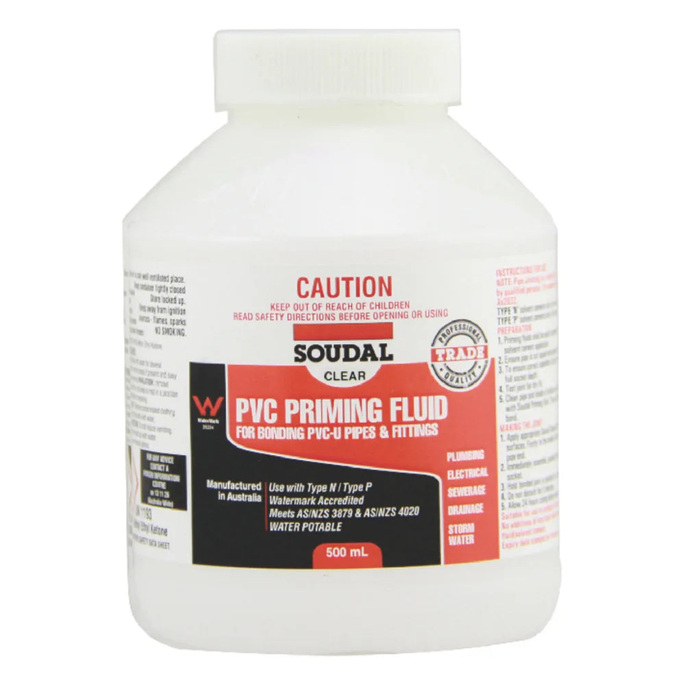 Clear Priming Fluid 500Ml | Drive In Pool & Spa Warehouse | Reliable ...