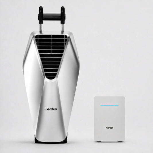 iGarden Swim Jet X5 with power box on white background
