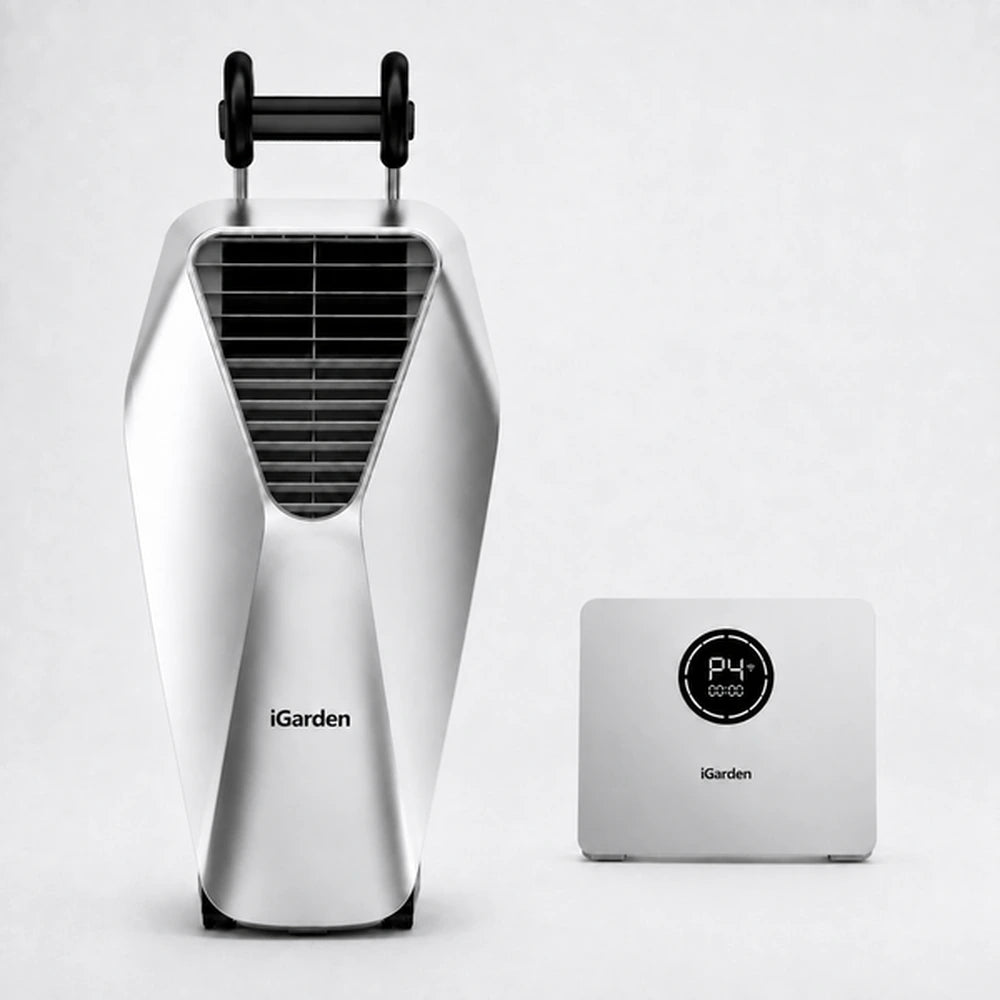 iGarden Swim Jet X PRO 10 with power box on white background