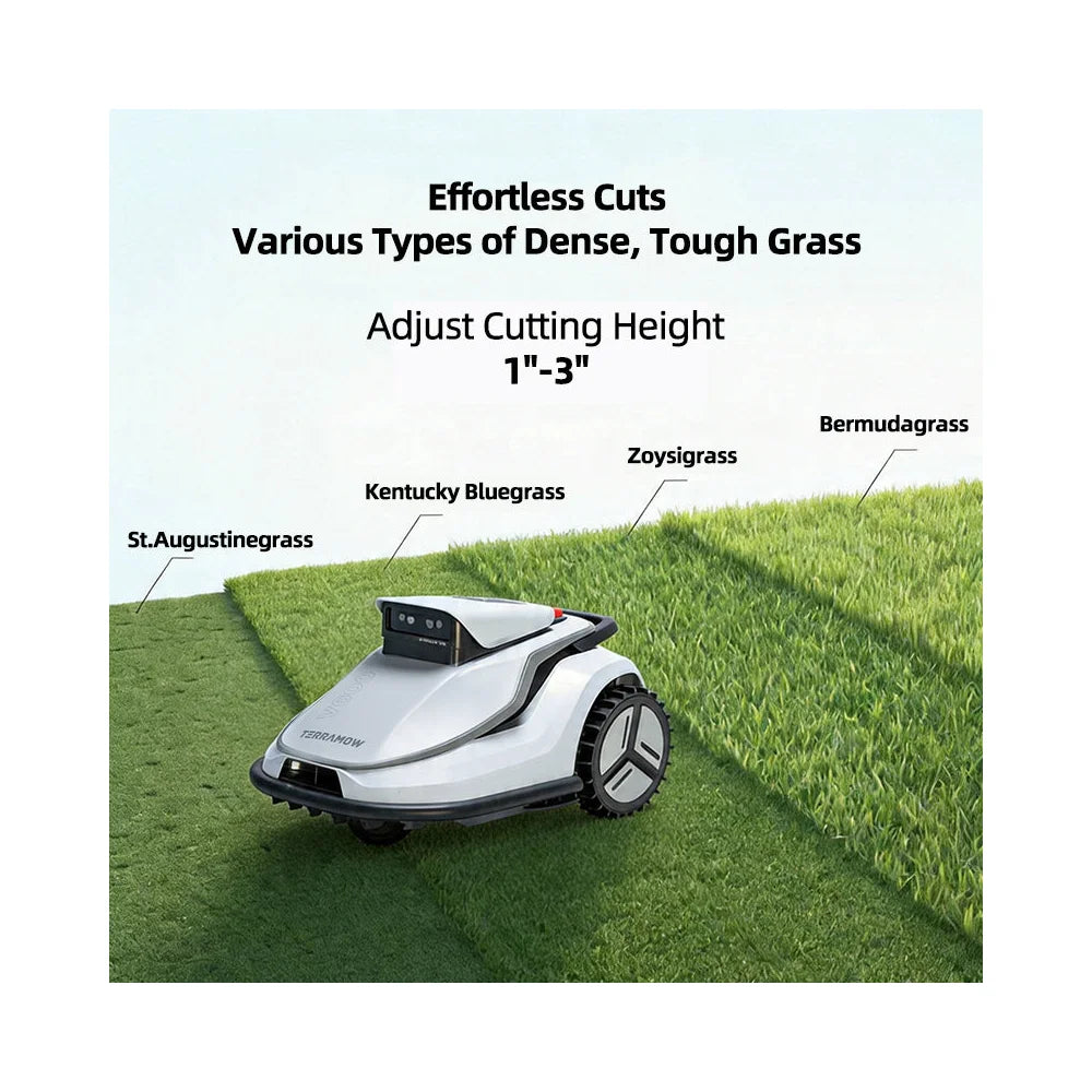 terramow-v600-auto-mapping-app TerraMow V600 triple-camera AI robotic lawn mower