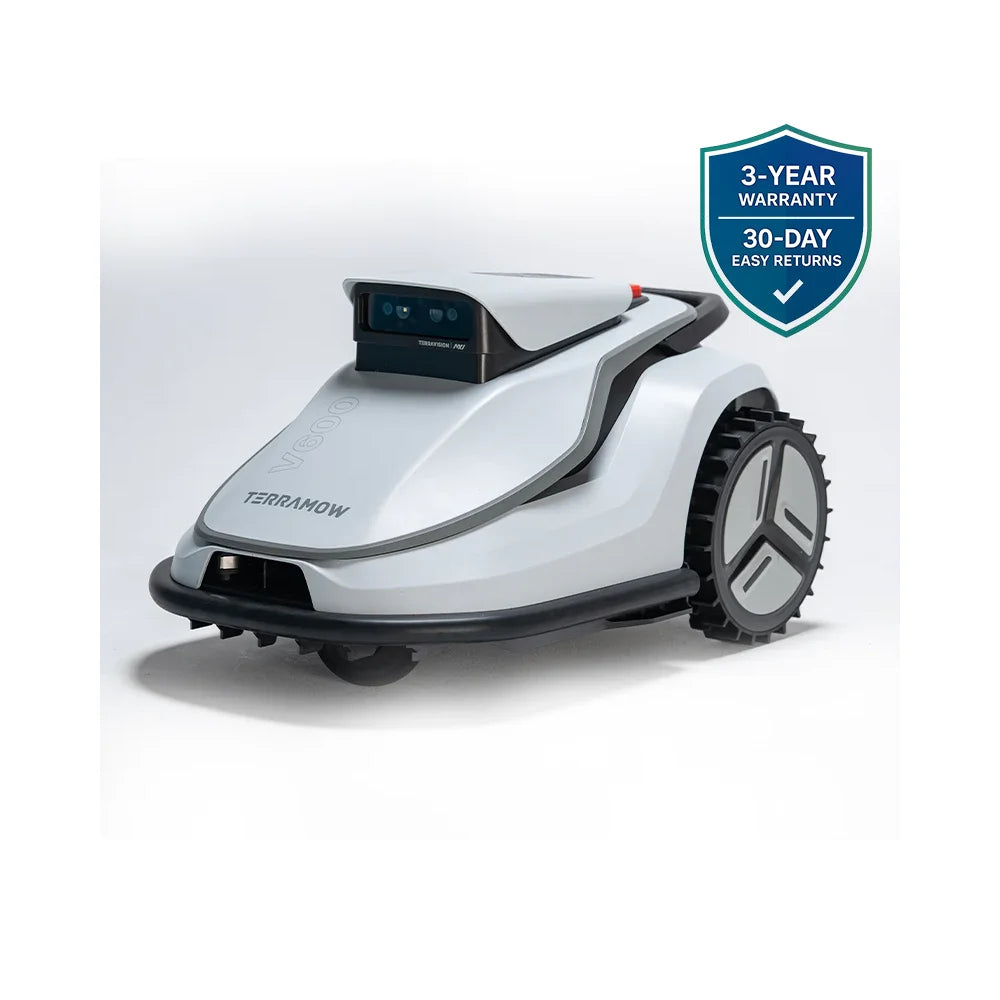 terramow-v600-front-angle-right TerraMow V600 triple-camera AI robotic lawn mower