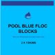 pool blue flock block